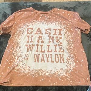 SHEIN Brown Graphic Short Sleeve Tee